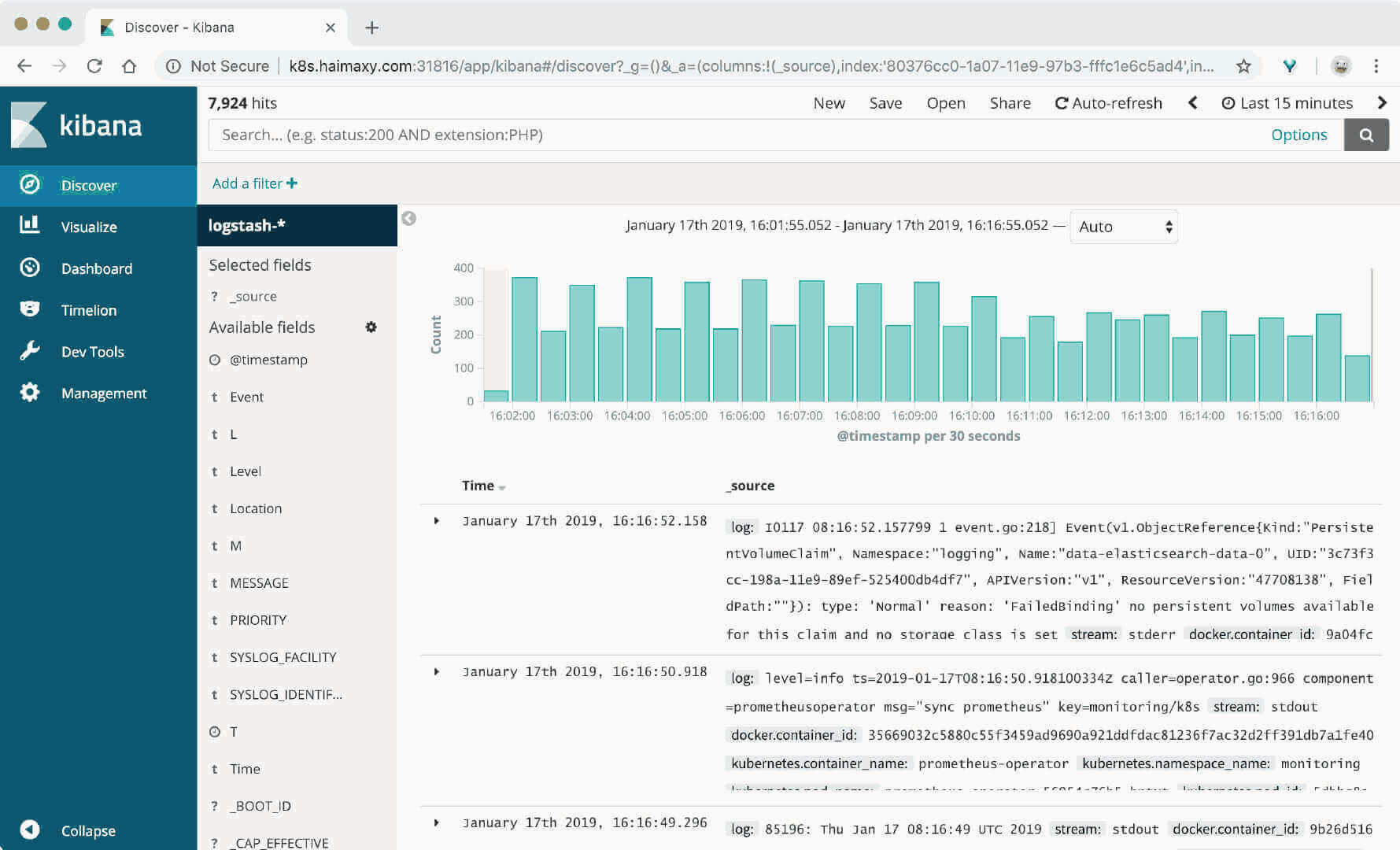 log data