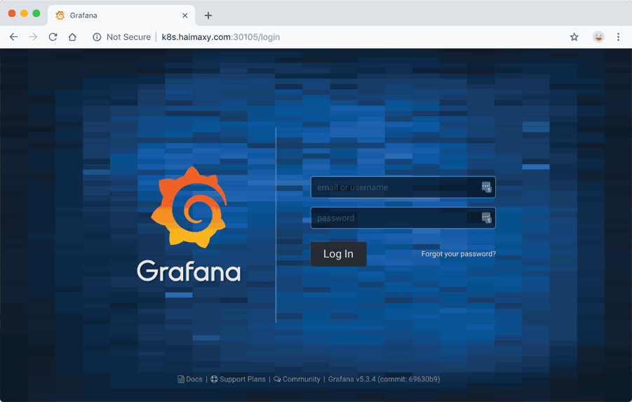 kubernetes集群监控之 三.Grafana