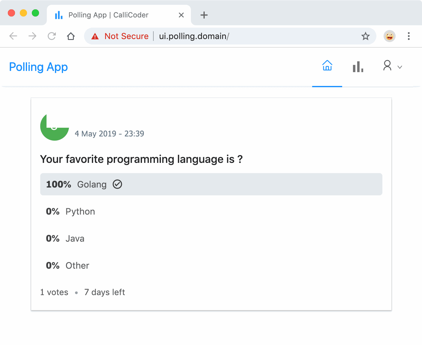 polling app